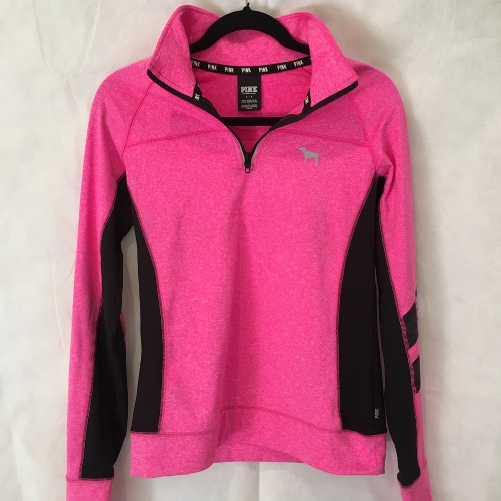 VS PINK half zip pullover